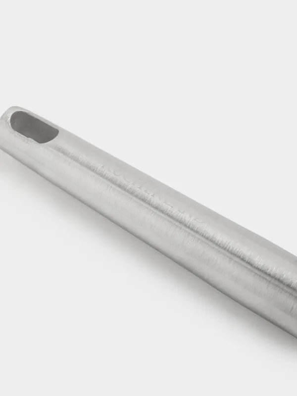 Қалақ, 39 см, саңылаулары бар, силикон/болат, қара, Nova black, image-3