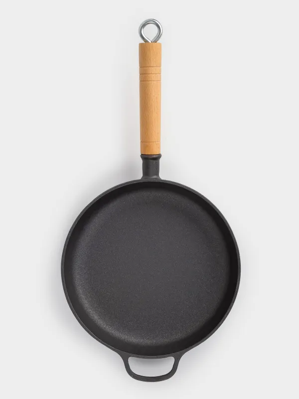 Таба, 24 см, шойын / ағаш, қара, Authentic, image-5