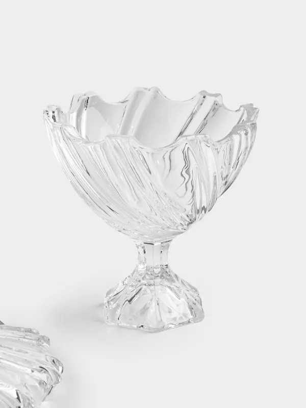 Кәмпит ыдысы, 14х23 см, 480 мл, аяқты, қақпағы бар, шыны Р, Torsido, image-6