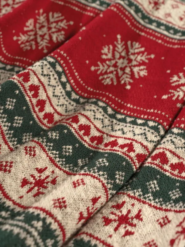 Жамылғы, 130х170 см, мақта, сүт қоңыр түстес, скандинавиялық өрнектер, Lapland print, image-4