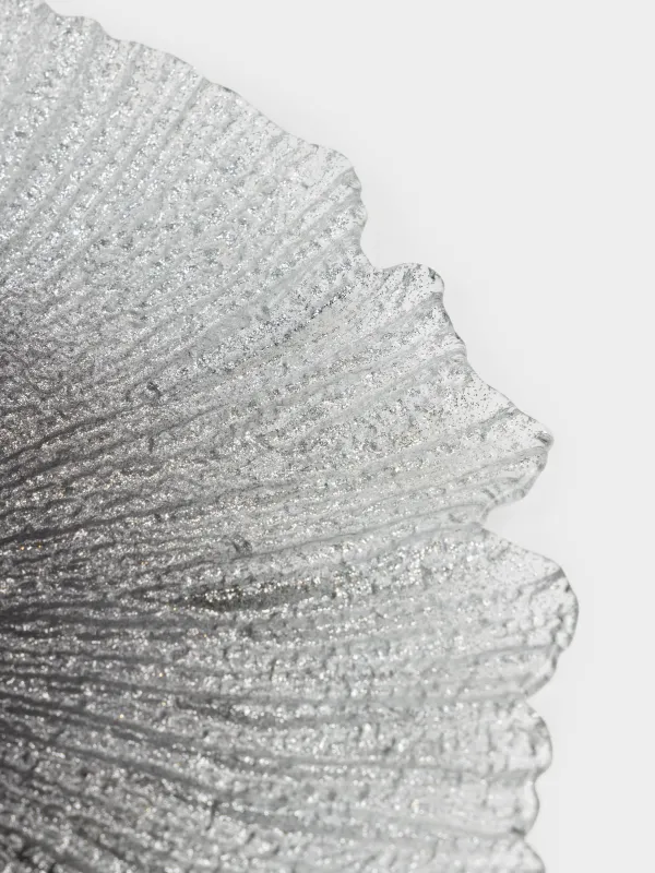 Ыдыс, 34х2 см, шыны Р, күміс түстес және сұр градиент, Verge gradient, image-2