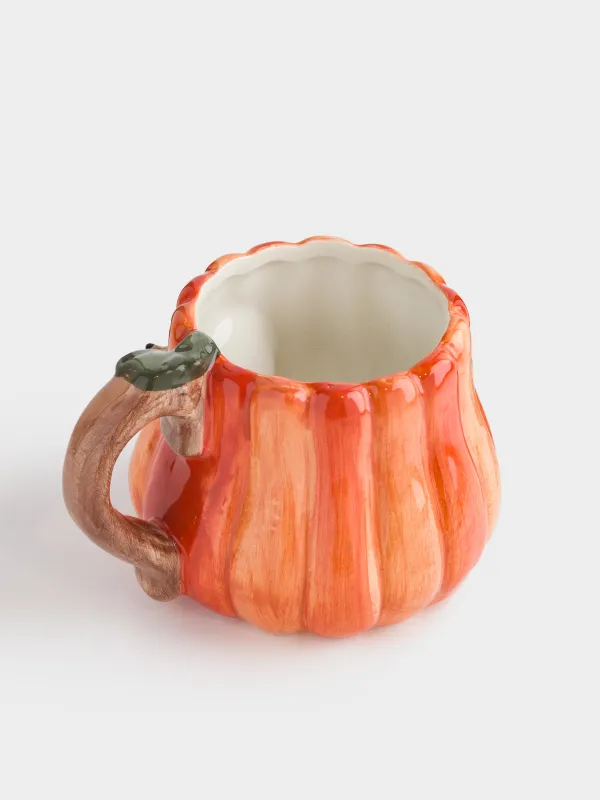 Саптыаяқ, 400 мл, керамика, қызғылт сары, Кірпі, Forest symphony, image-2