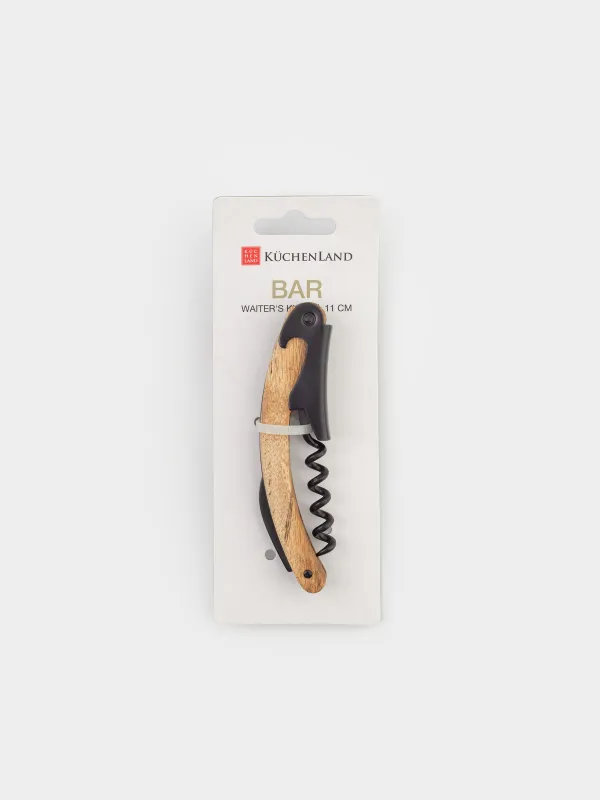Нож официанта, 11 см, сталь/дерево, черный, Bar, image-7