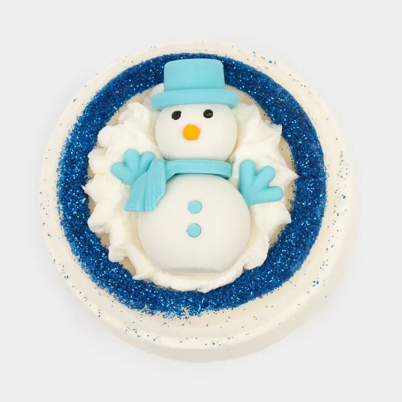 Ваннаға арналған бомба, 130 гр, ойыншығы бар, ақ, Ваниль, Аққала, Snowy