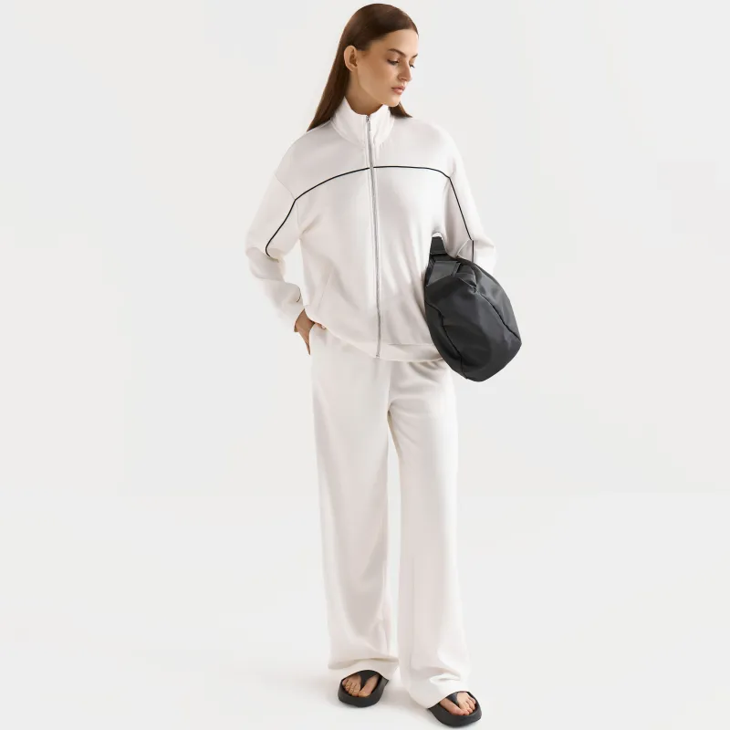 Әйелдер шалбары, өлшемі L, мақта/вискоза/спандекс, сүт түстес, Alice