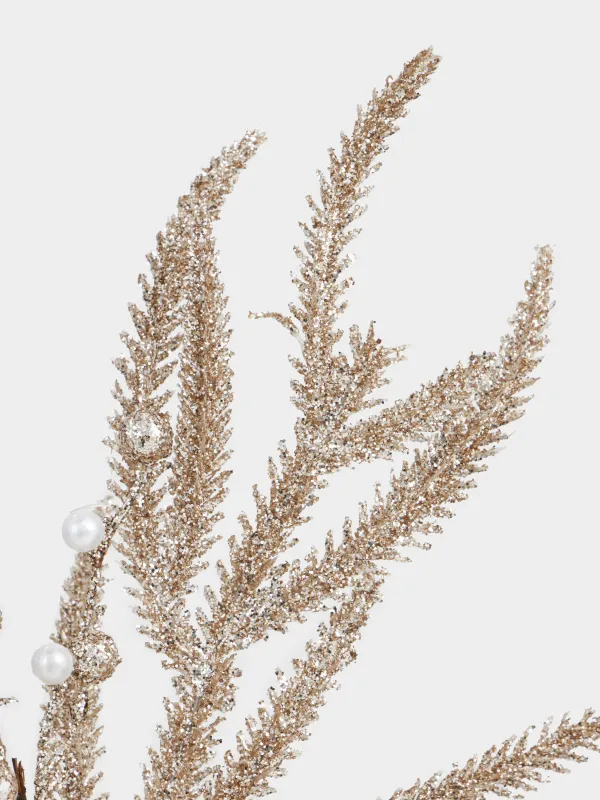 Ветка декоративная, 70 см, Ель с бусинами, Sparkle decor, image-3