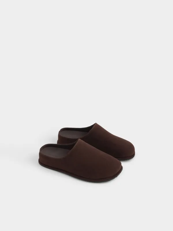 Тапочки женские, Suede, image-2