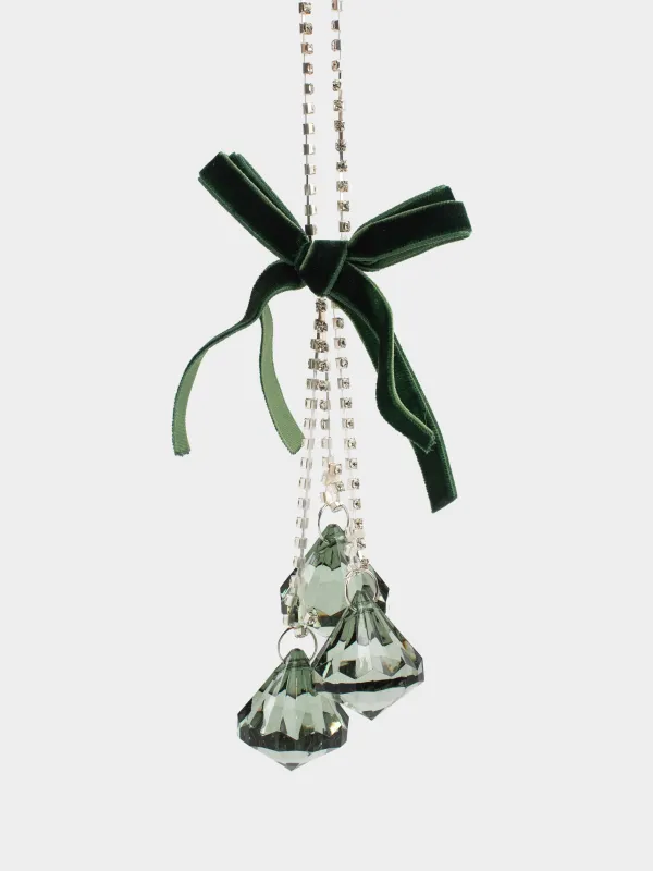 Шырша ойыншығы, 3 см, акрил, жасыл, Кристалдар, Ice crystal, image-0