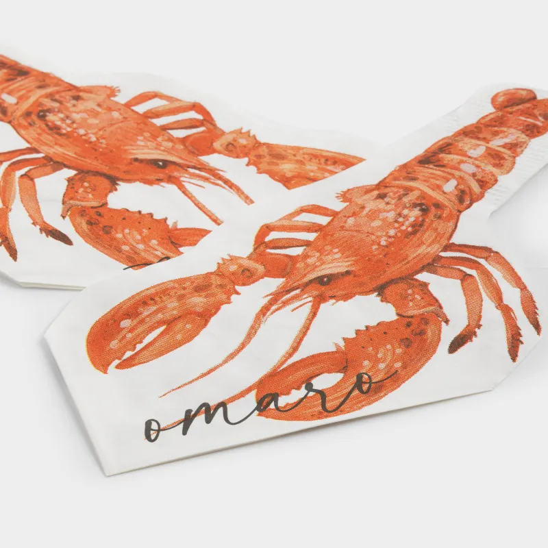 Салфетки бумажные, 33х33 см, 20 шт, Лобстер, Lobster, image-3