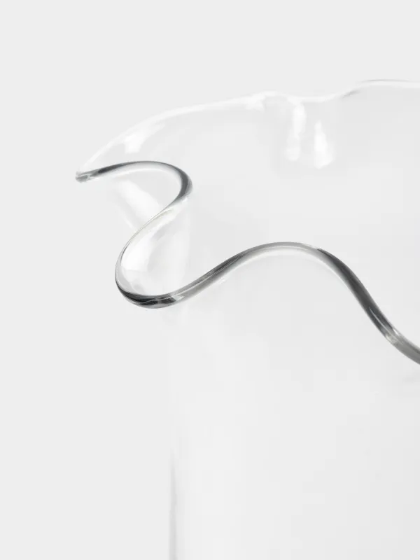 Ваза для цветов, 30 см, Волнистые края, Clear wave, image-1