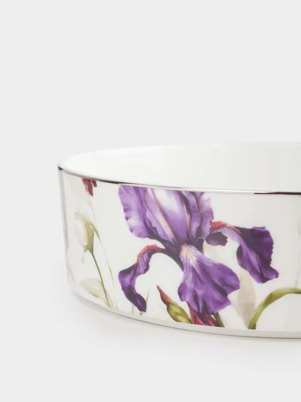 Блюдо, 20х6 см, с бортами, Ирис, Antarctica Flowers, image-2