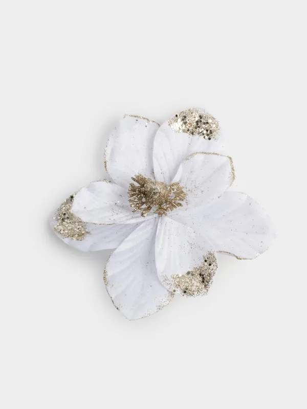 Украшение декоративное, 20 см, на клипсе, Flower decor, image-1