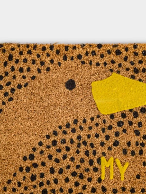 Коврик придверный, 40х60 см, кокос/ПВХ, коричневый, Гусь, Goose, image-1