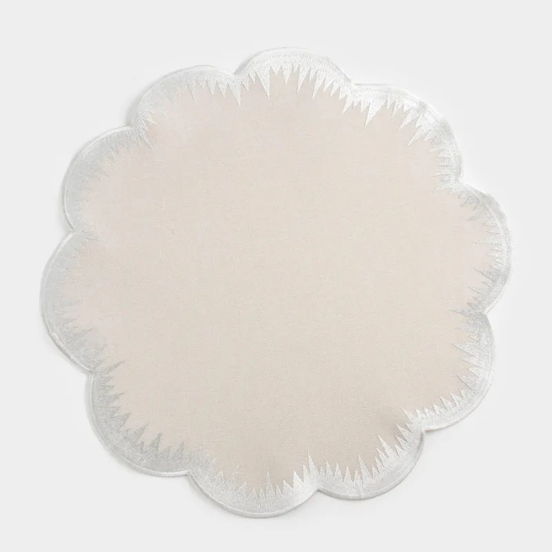 Аспаптарға арналған майлық, 38 см, полиэстер, бұйра, ашық жасыл, Толқынды жиектер, Melange