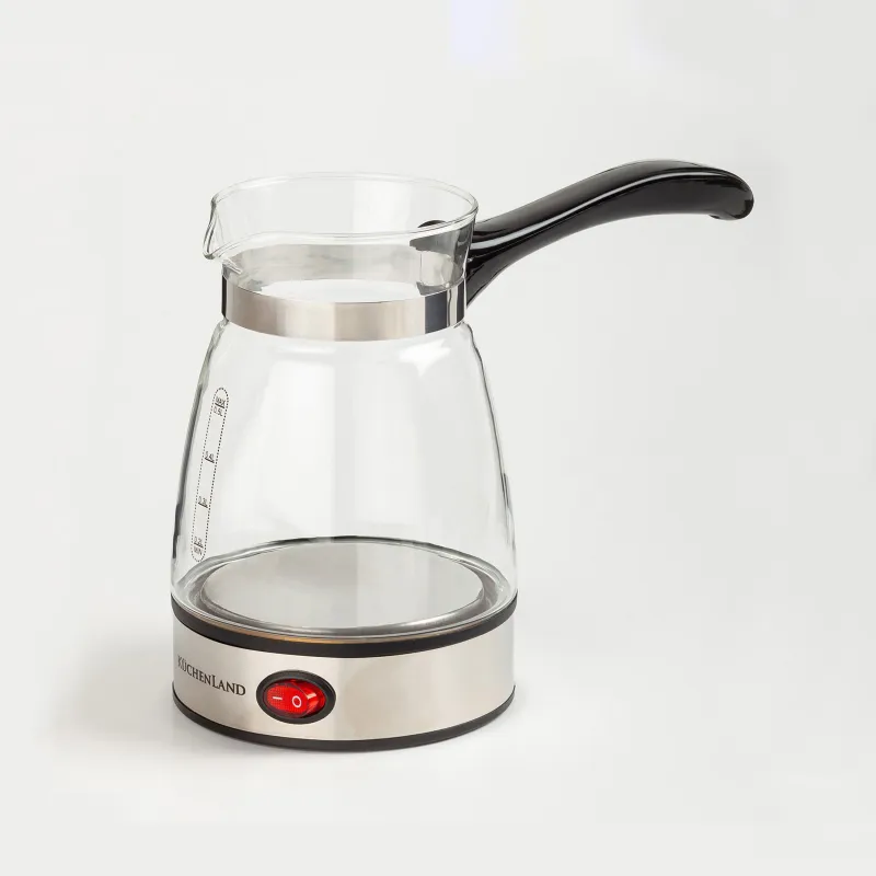 Турка электрическая, 500 мл, стекло/пластик, Comfort