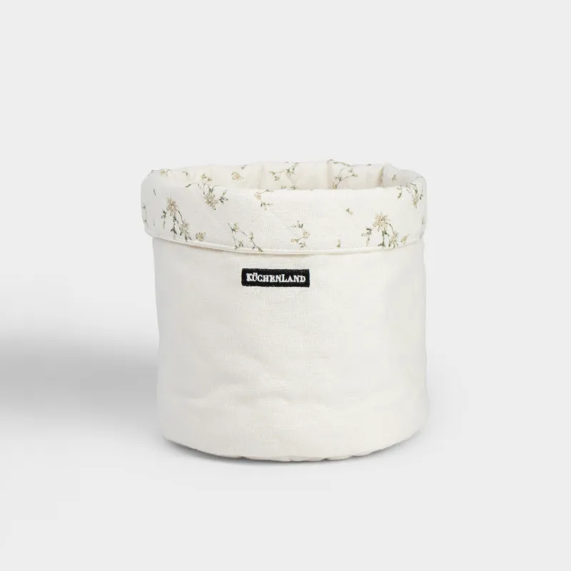 Нан себеті, 20х30 см, мақта, сарғылт-қоңыр, Гүлдер, Florin