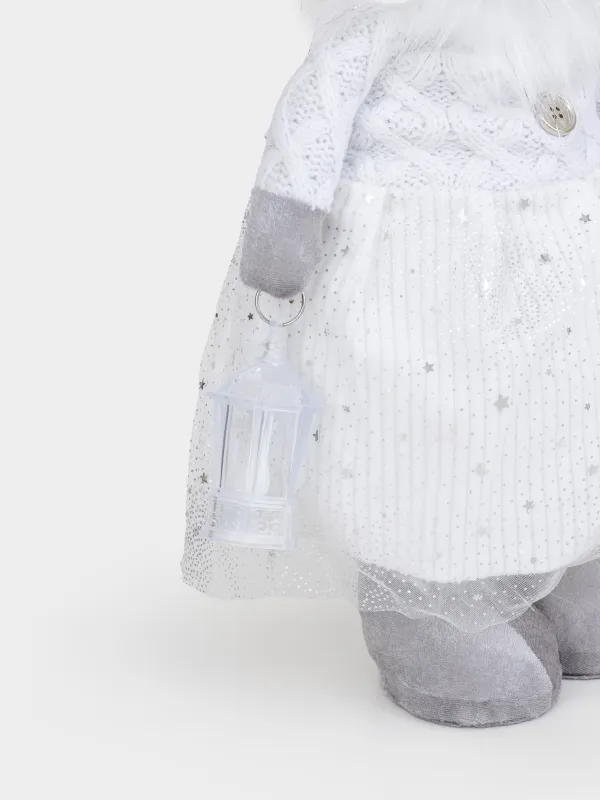 Изделие декоративное, 53/85 см, раздвижное, полиэстер, бежево-серебристое, Лань, Cute, image-3