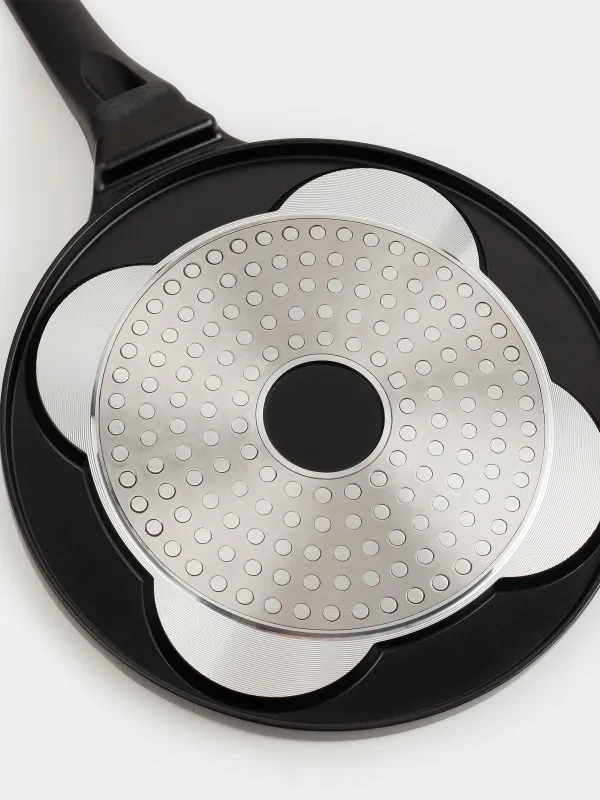 Таба, жұмыртқа пен құймақтарға арналған, 21 см, 4 бөлім, қапталған, алюминий, Жануарлар, Action, image-4