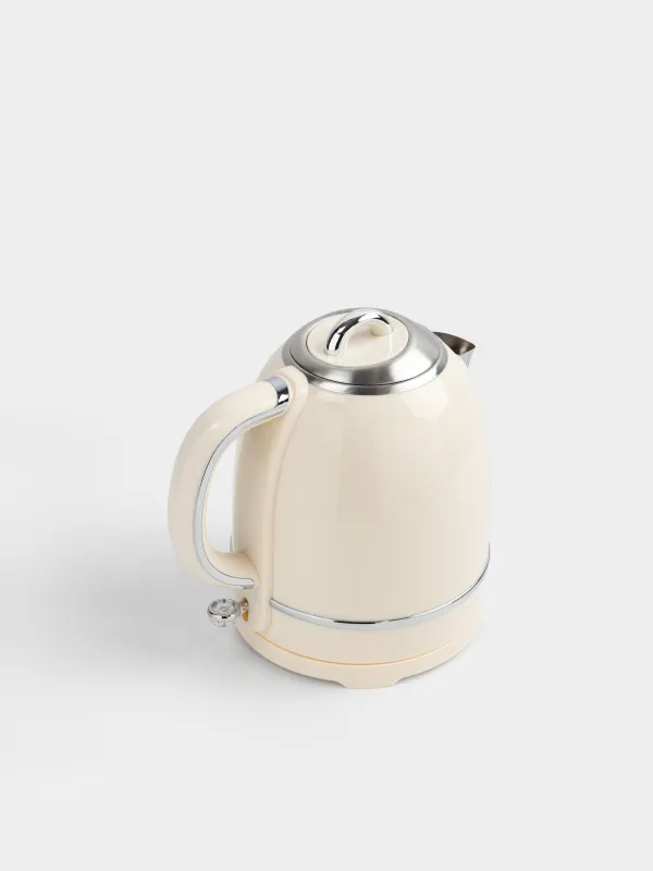 Чайник электрический, 1,5 л, 1350 Вт, сталь/пластик, молочный, Vintage kitchen, image-3
