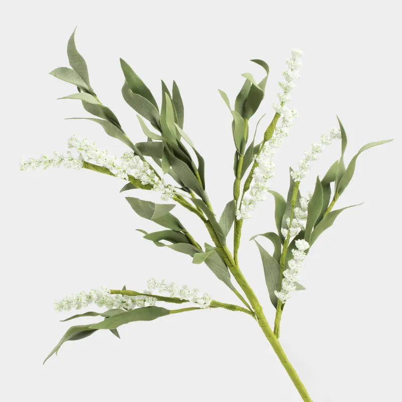 Ветка декоративная, 65 см, пенопласт/бумага, Полевая лаванда, Meadow decor, image-1