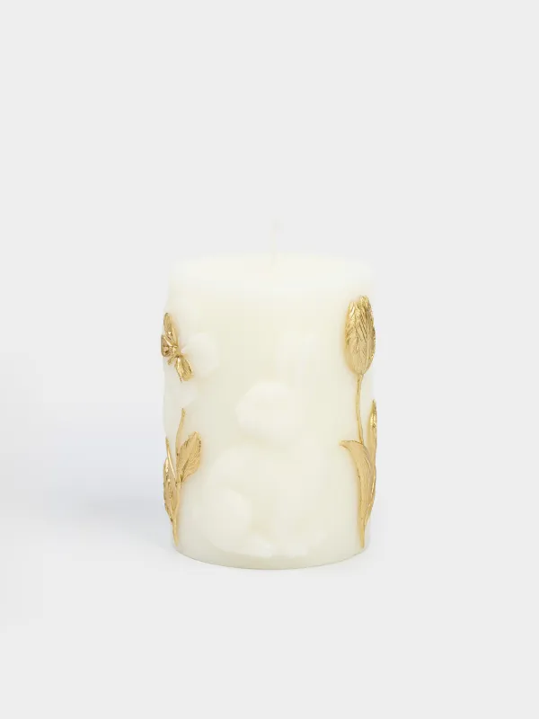 Свеча, белая, Rustic Easter, image-0