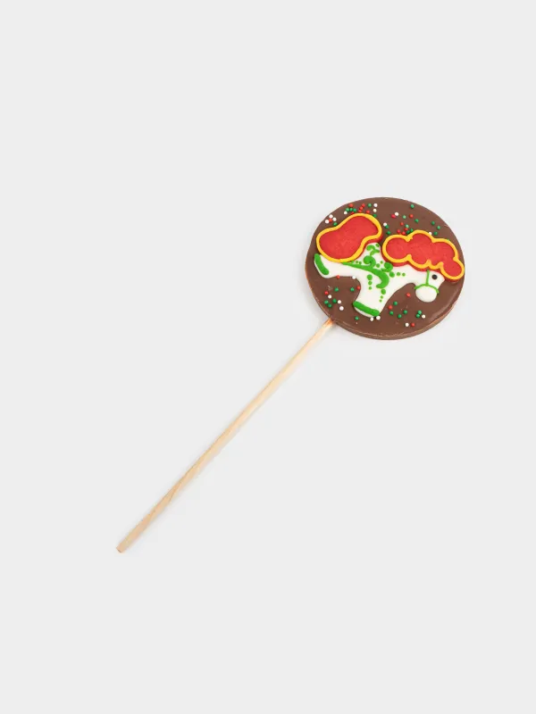 Шоколад, 35 гр, сүт түстес, таяқшада, Жылқы, Sweet life, image-1