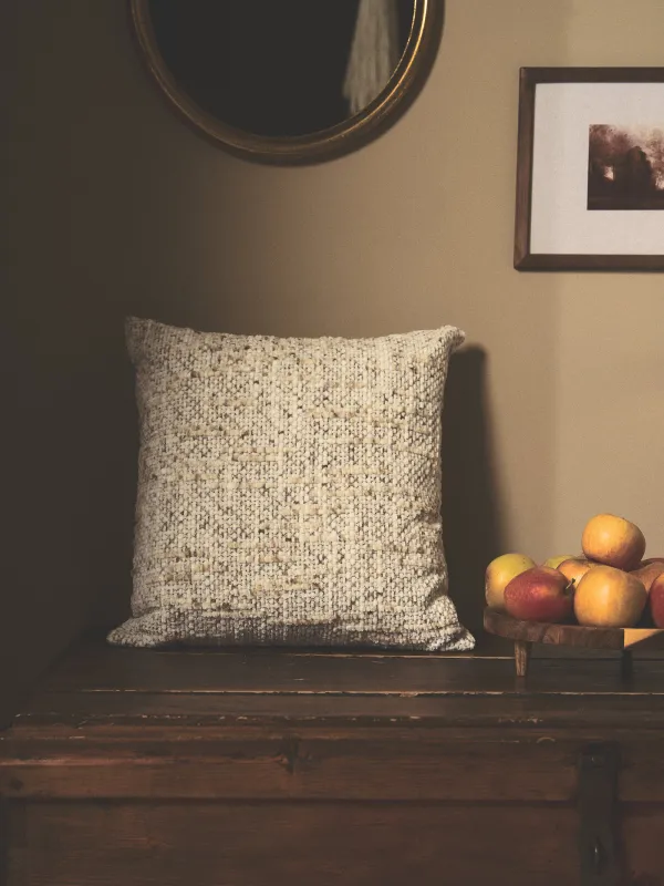 Сәндік жастық, 45х45 см, барқыт, сарғылт-қоңыр, Nordkap, image-2