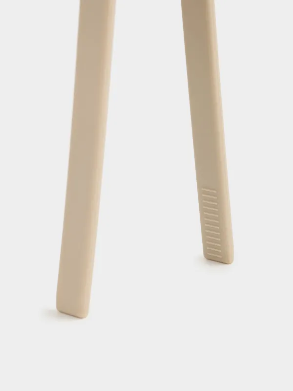 Ас үй пинцеті, 30 см, силикон, сұр-қоңыр, жұмсақ ас үй, image-2