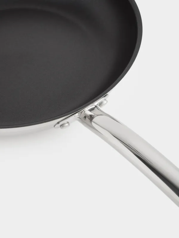 Сковорода, 28 см, с покрытием, сталь, Silver Stone, image-5