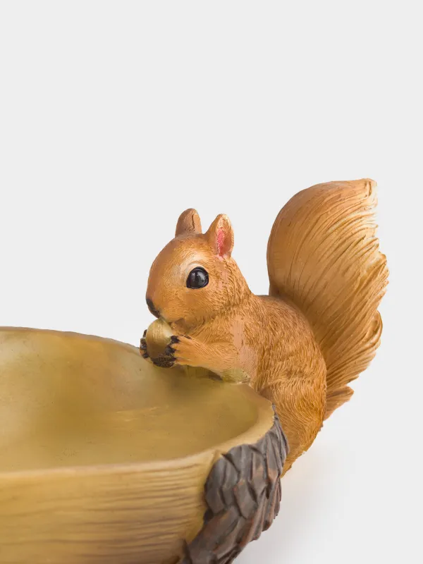 Конфетница, 27х10 см, полирезин, коричневая, Белка, Forest symphony, image-2