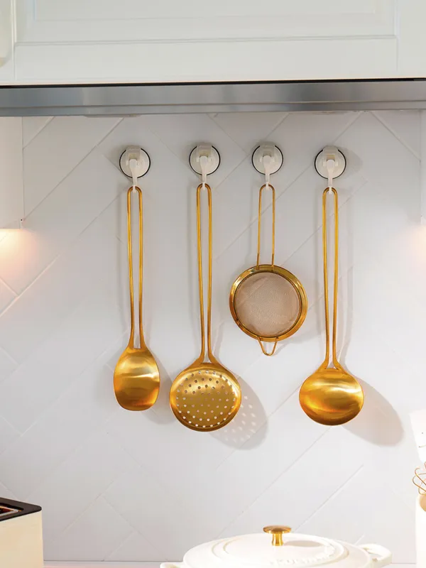 Қасық, 37 см, болат, алтын, Device gold, image-5