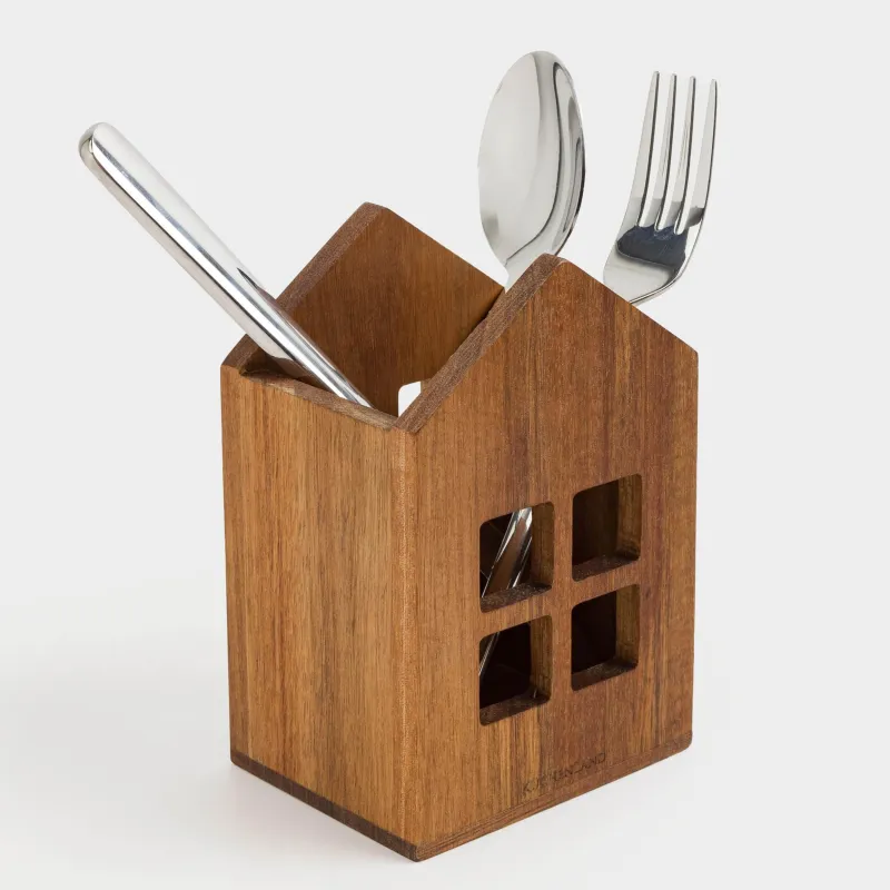 Подставка для кухонных принадлежностей, 15 см, дерево, Дом, Noble tree, image-6