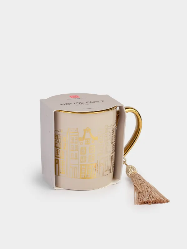 Кружка, 300 мл, с кисточкой, Город, House built, image-4