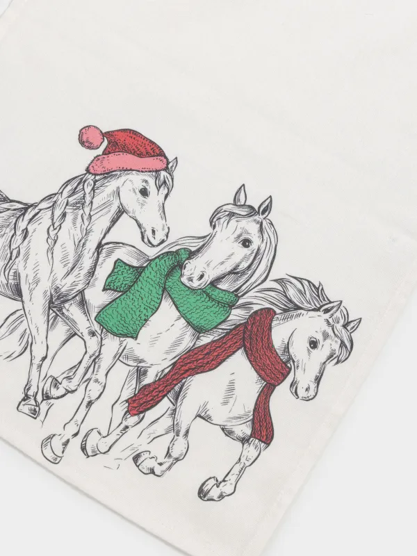 Полотенце кухонное, 40х60 см, 3 шт, Horse trio, image-2
