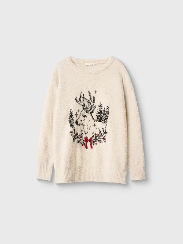 Әйелдерге арналған кеңжейде, үйге арналған, өлшемі L, полиэстер, сарғылт-қоңыр, Бұғы, Aimi, image-6