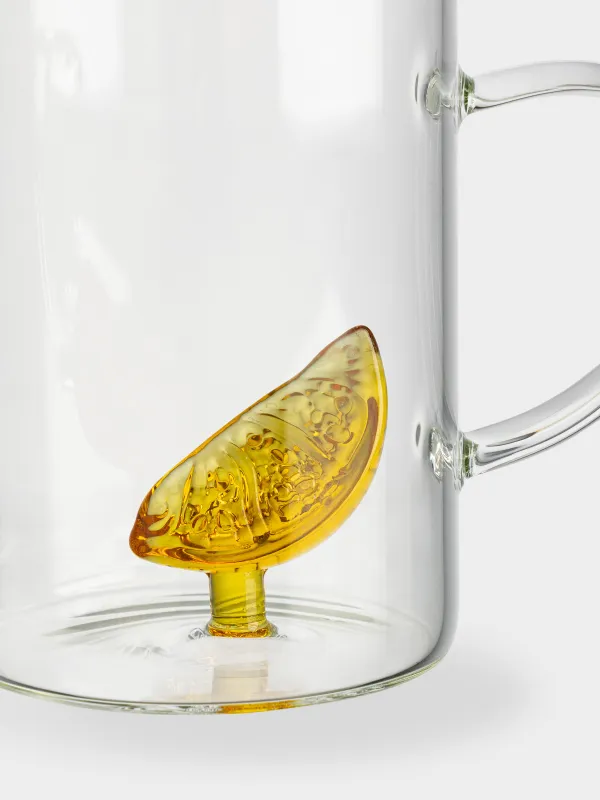 Кружка, 400 мл, стекло Б, Долька апельсина, Shape, image-1