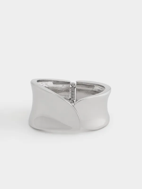 Білезік, 18 см, металл, күміс түстес, Jewelry, image-4