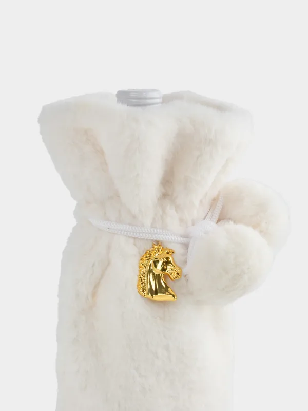 Чехол для бутылки, 32 см, искусственный мех/металл, Christmas bar, image-5