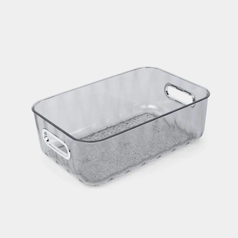 Ящик-органайзер, пластик, серый, Renaissance clear, image-0