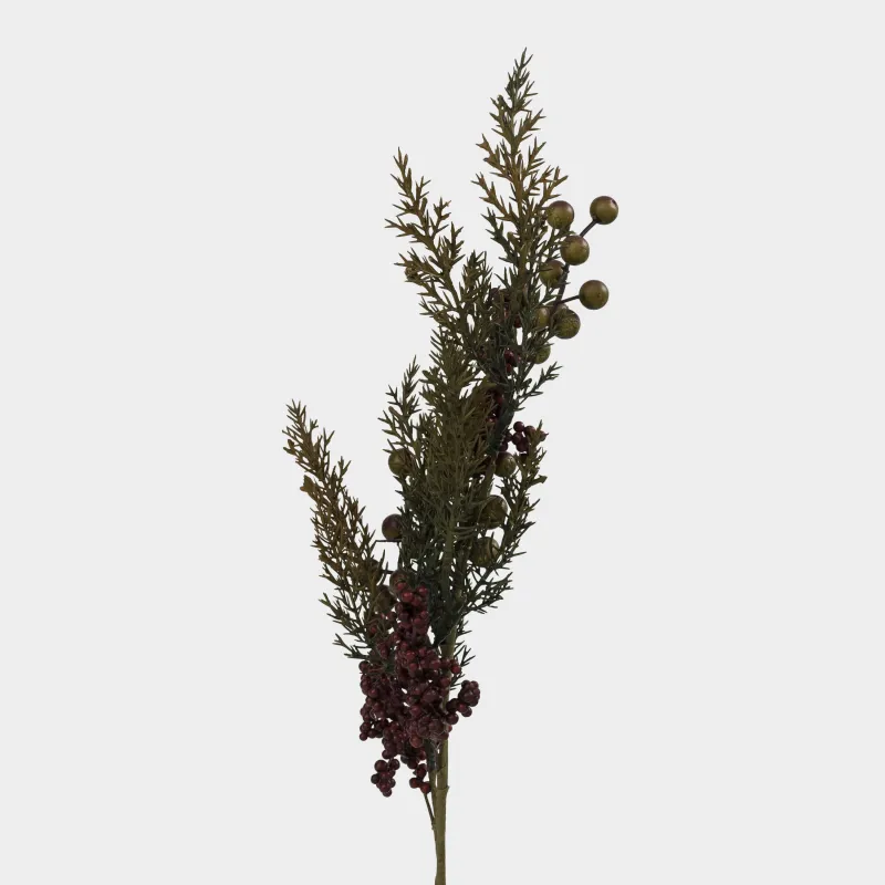 Сәндік бұтақ, 60 см, полиэстер/пенопласт, Алтын қоңыр жидектер, Grand garden decor, image-4