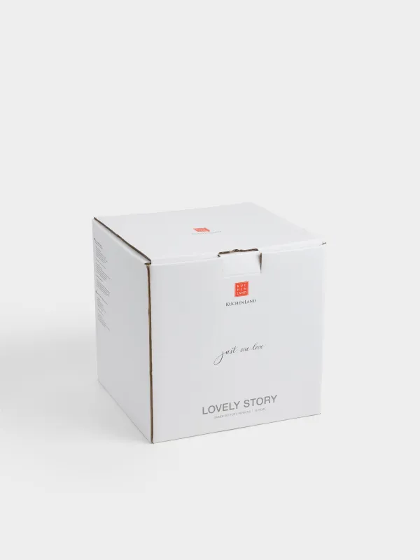 Сервиз обеденный, 6 перс, 18 пр, фарфор N, белый, Just one love, Lovely story, image-7