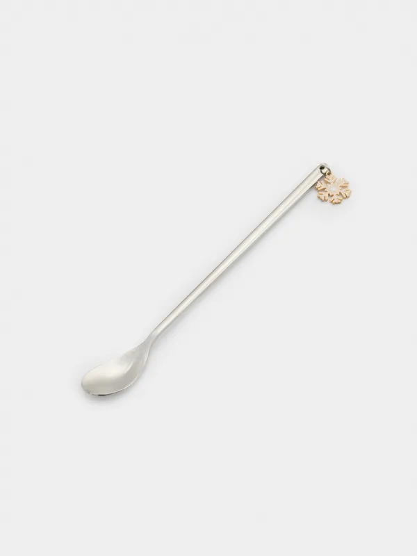 Десерт қасығы, 19 см, 2 дана, болат, күміс, Қар ұшқындары, Snowfall, image-2