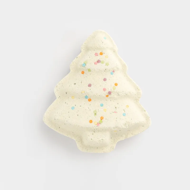 Ваннаға арналған бомба, 100 гр, жасыл, Хош иіс, Шырша, Christmas spa