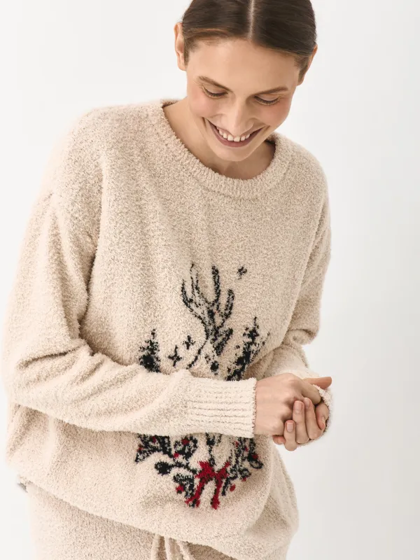 Әйелдерге арналған кеңжейде, үйге арналған, өлшемі L, полиэстер, сарғылт-қоңыр, Бұғы, Aimi, image-3