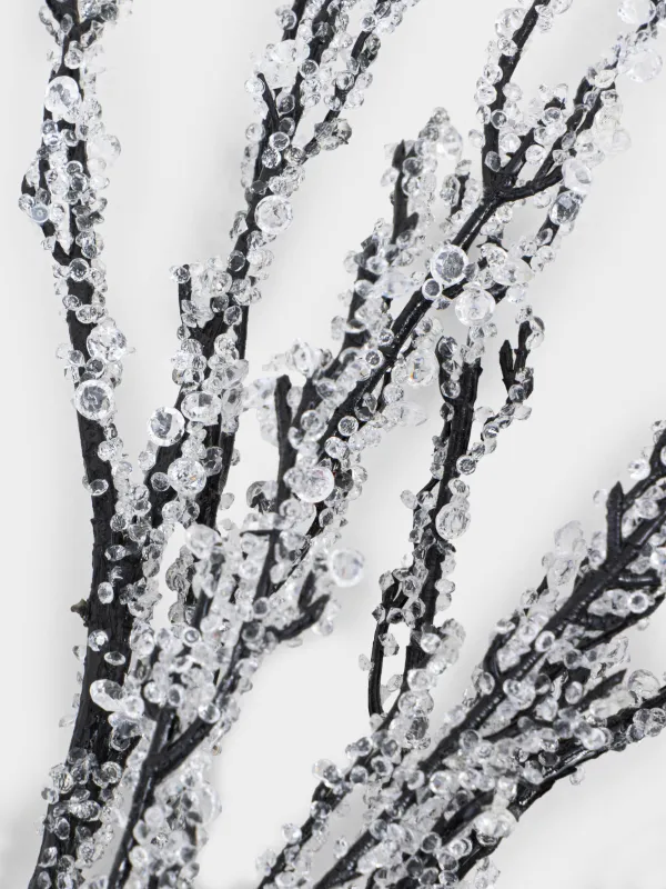 Сәндік бұтақ, 73 см, пластик/металл, Мұз бұтағы, Crystal decor, image-2