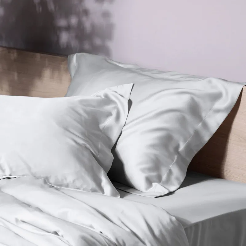 Наволочка, 50х70 см, 2 шт, тенсель 300 ТС, серая, Tencel, image-0