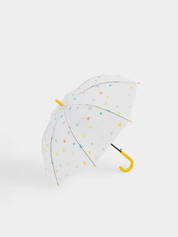 Қолшатыр-таяқ, 70 см, балаларға арналған, полиоксиэтилен, сары, Мүсіндер, Aspen, image-0