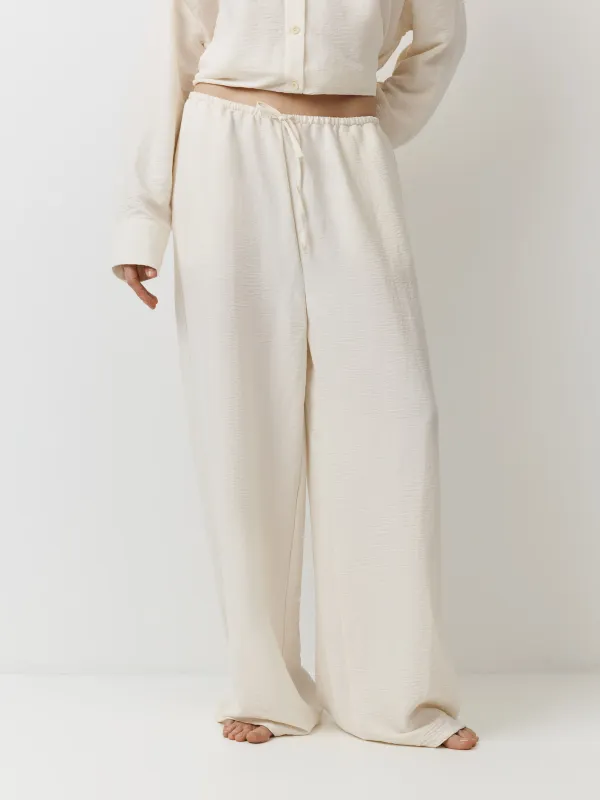 Брюки женские, домашние, молочные, Marlla, image-1