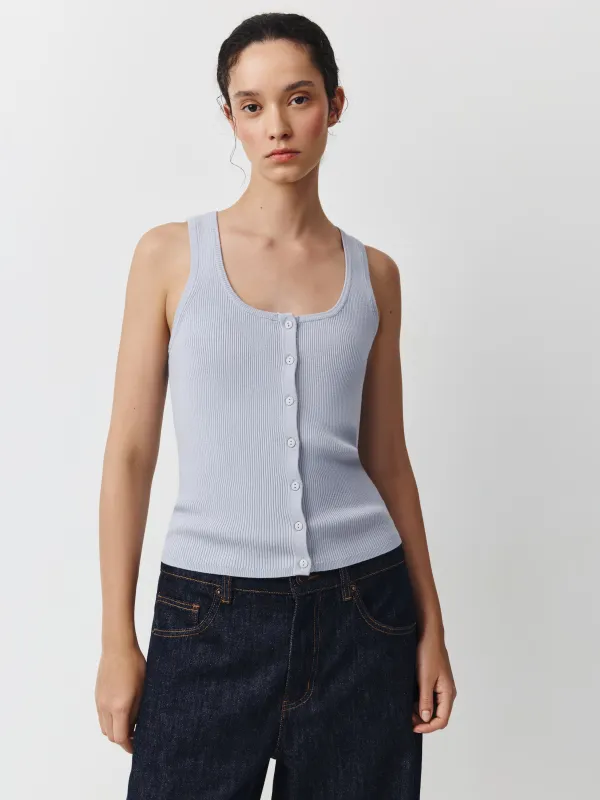 Әйелдерге арналған топ, өлшемі XS, түймелері бар, вискоза/полиэстер, көгілдір, Milou, image-0