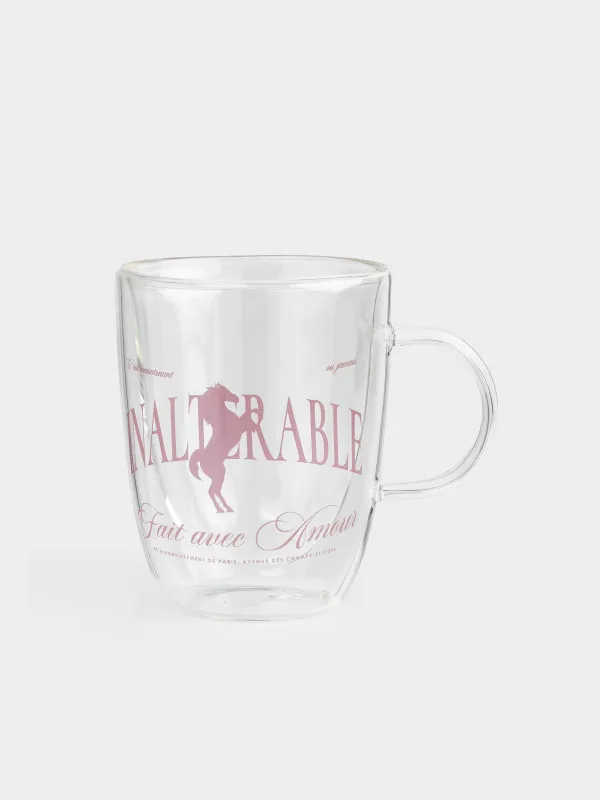 Кружка, 350 мл, стекло Б, Конь, Air decor, image-0